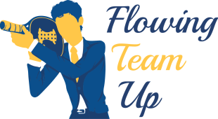 Logo Flowing Team Up